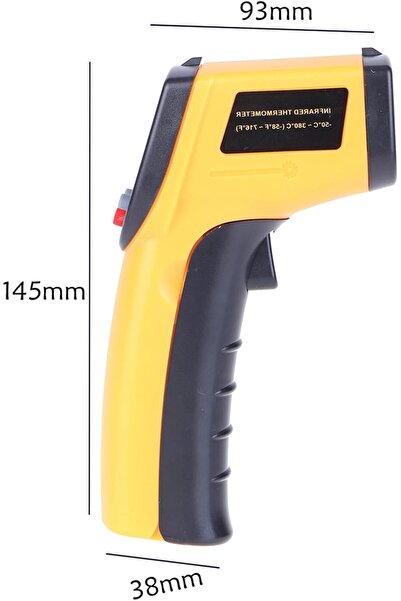 Morelian Digital Infrared Thermometer Laser Non-Contact -50 to 380°C (NOT for Humans)