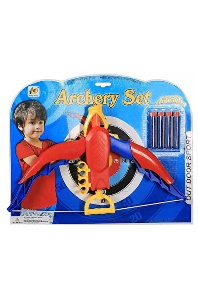 Toy Toy Toy Jucărie interactivă cu arc cu pompă pentru copii - Joc activ în interior și în aer liber