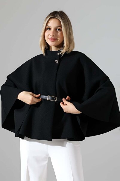 Pulli Collection Παντζόνι με λεπτομέρεια από χρυσό κουμπί και ζώνη