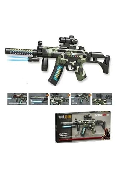 Toy Toy Toy Pistol de jucărie pentru copii 55x26x4 cm cu muzică și vibrații 8...