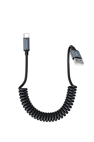 Generic CableCreation Coiled USB C Cable, Coiled USB A to USB C Cable for Car, Compatible with iPhone 16/15,