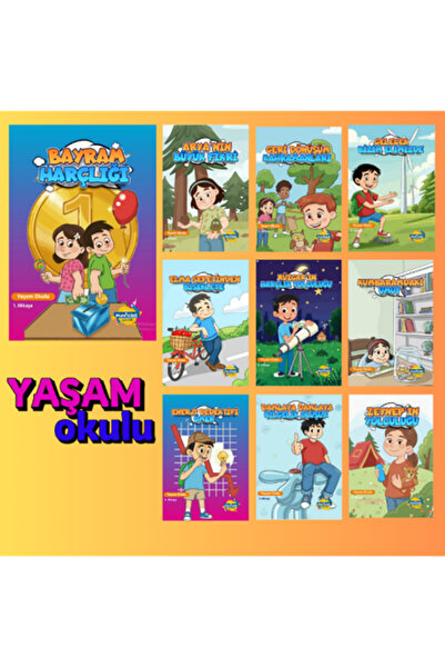 Mavitikli Yayıncılık MAVİTİKLİ Hikaye Seti - Yaşam Okulu - 24 Sayfa
