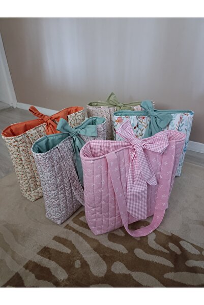 ÖZLEM HANDMADE Flower Patterned Arm Bag