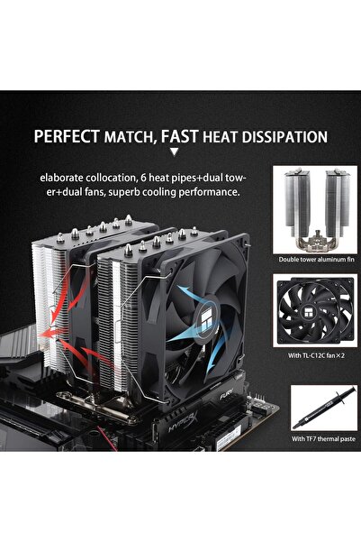 ThermalRight Peerless Assassin 120 SE CPU Air Cooler, PA120 SE
