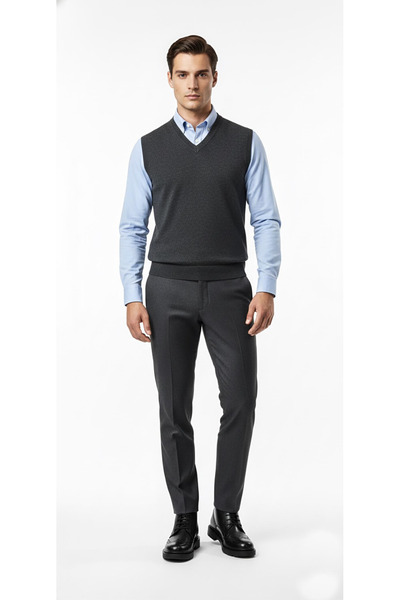 Ustalar Ayakkabı Çanta Black men's genuine leather boots 621.03