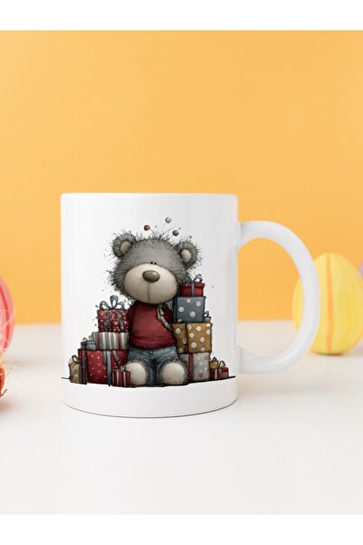 IŞILAY PROMOSYON كوب على شكل دب تيدي لعيد الميلاد موديل 24