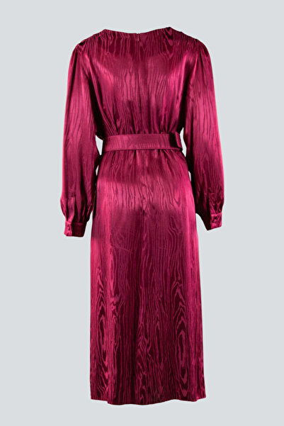 IDYL Belted Printed Midi Dress