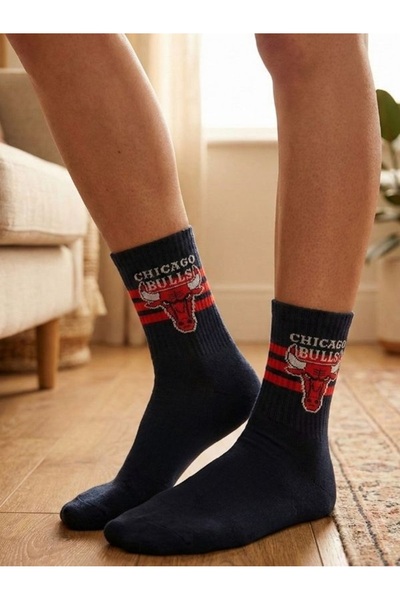 AKSU ÇORAP Chicago Bulls Crest Sports Tennis Socks