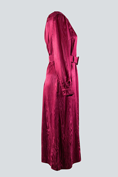 IDYL Belted Printed Midi Dress