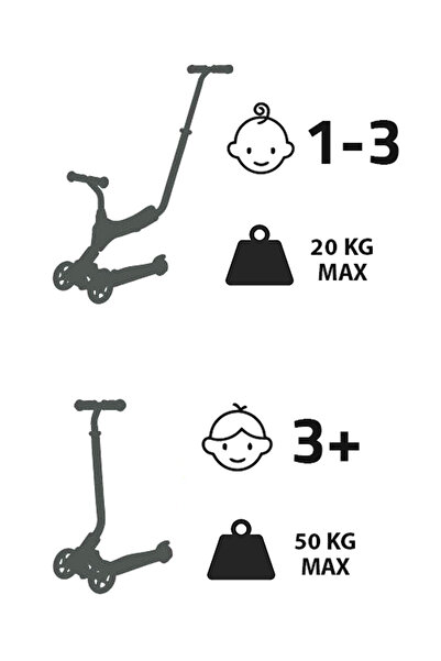 HyperMotion 3in1 balance tricycle - pink