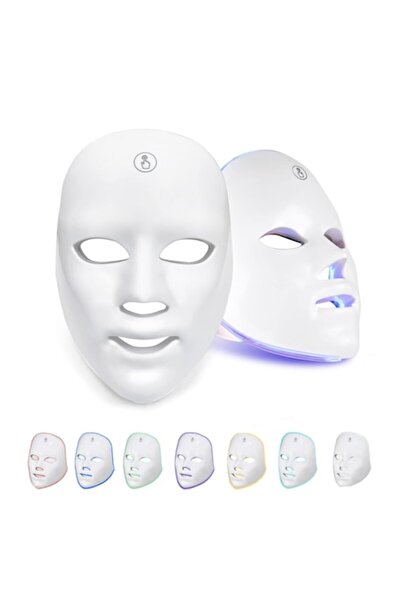NEO LED facial mask, Guozyly, 7 colors, phototherapy, white