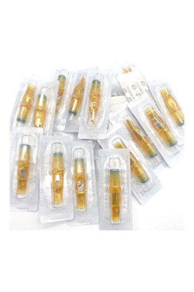 Generic 20-Piece 5M1 Disposable Tattoo Needle Set - Yellow