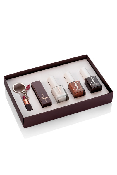 Pastel x Arzu Sabancı 3’lü Oje + Ruj + Anahtarlık Seti No3 | Hediyelik Makyaj Setleri