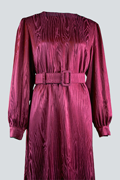 IDYL Belted Printed Midi Dress