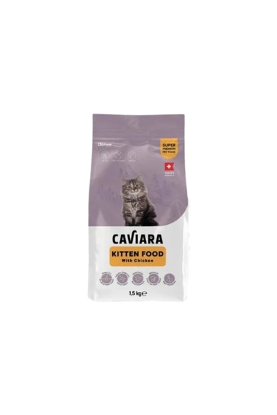 Klybeck كليبيك كافيارا طعام جاف للكتن بالدجاج 1.5kg