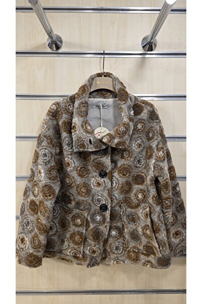 Park Moda Felt Coat Spiral Pattern