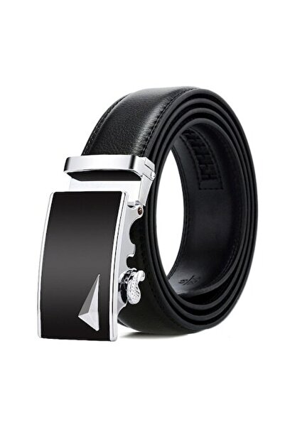 OEM Curea bărbătească CB10ARN, cataramă automată, reglabilă, 125 cm, neagră