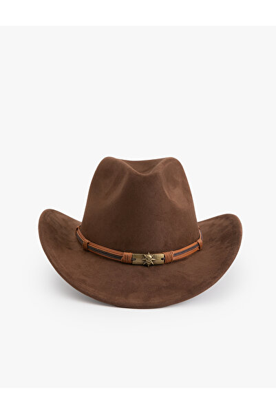 Koton Band Detailed Fedora Hat