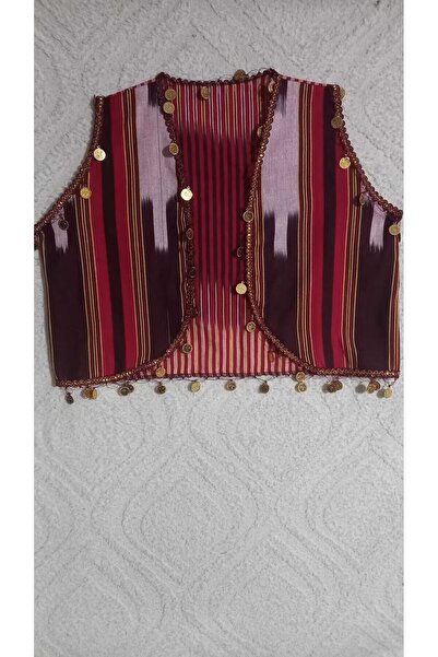 LABELLA COLLECTİON Crop Vest with Long Skirt and Accessories Suit for Special Occasions