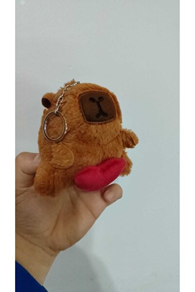 FAMEMUS ACCESSORY Capybara Plush Keychain Bag Ornament Accessory Product Size:10 cm