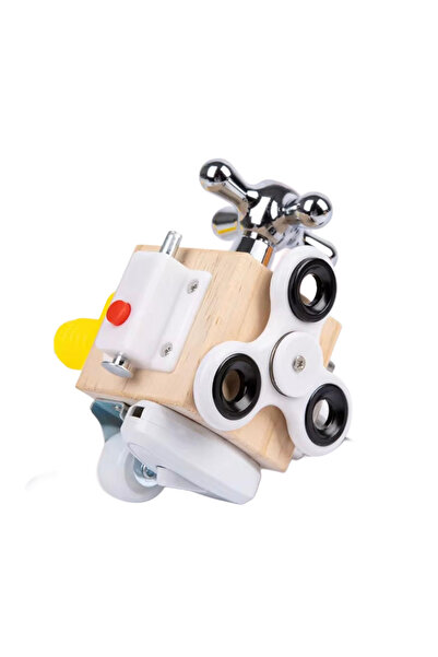 Denn Store Jucărie Montessori Busy Cube din lemn – Centru de Activități Dezvo...