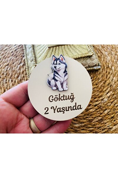 guluslazerkesim 10 ADET AHŞAP KURT DESENLİ MAGNET KURT FİGÜRLÜ AHŞAP DOĞUM GÜ...