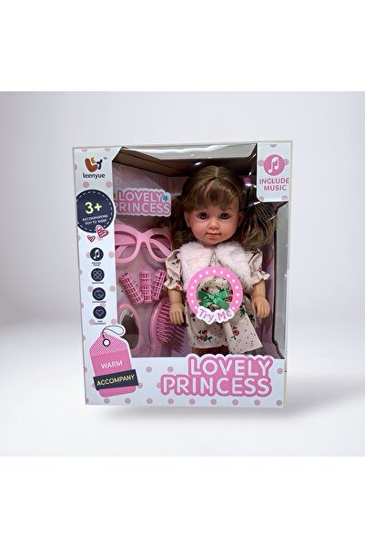 Universul Jucăriilor Lovely Princess Doll with Music + Accessories | 30 cm | 3 models | Interactive Toy for Little Girls