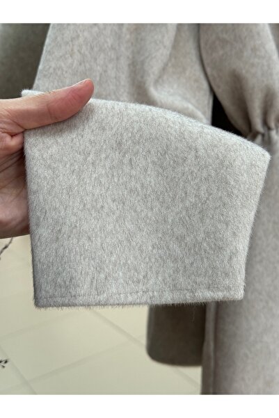 MİHRA STORE Fatiana Buy Sıkmalı Fox Jacket-Bn4549 Stone