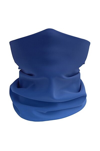 OEM Bandana multifunctionala, unisex, material elastic, albastru