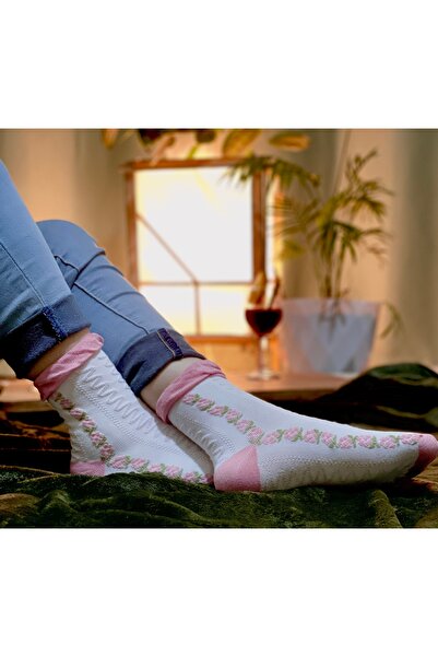 magıcgrange Set of 4 Women's Long Socks – Special Design, New Season, Soft Comfortable Fit, Women's Long Socks