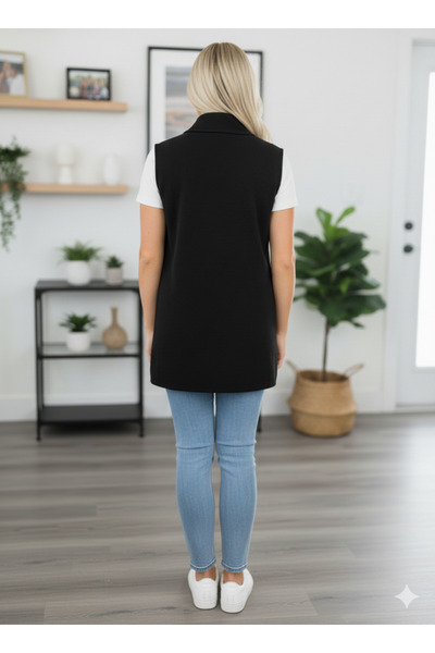 TUBA TOPTAŞ Zippered Long Cut Women's Sports Vest