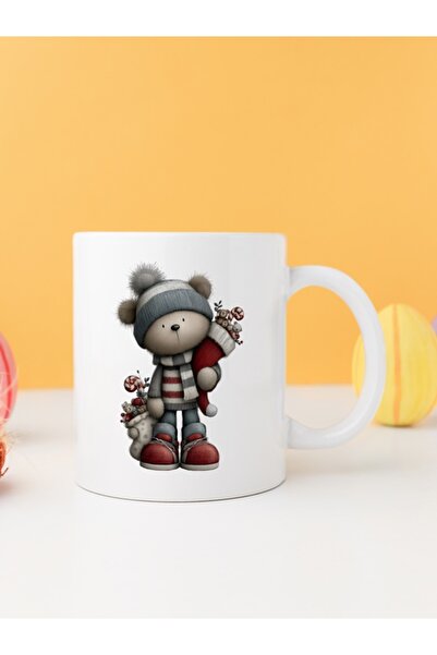 IŞILAY PROMOSYON كوب على شكل دب تيدي لعيد الميلاد موديل 19
