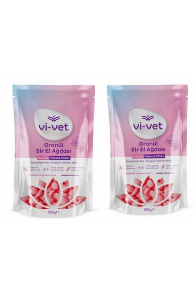 Vi-vet Vivet Granül Sir El Ağdası Pudralı Hassas Ciltler 250 gr × 2 paket