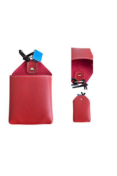 Otovo حافظة جلدية للسيارة باللون الأحمر لجميع المركبات