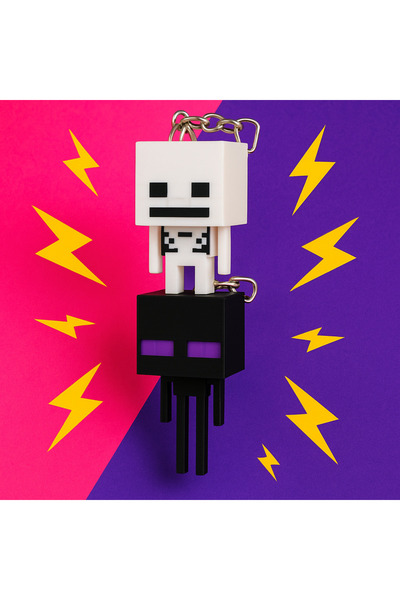 Flexilab Creative 2'li Minecraft Figür Anahtarlık Seti – Enderman ve İskelet ...