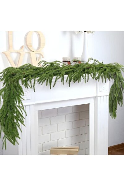 Kardett Ghirlandă 2,7 m 270 cm Brad artificial verde cu 70 de crengi dese, de...