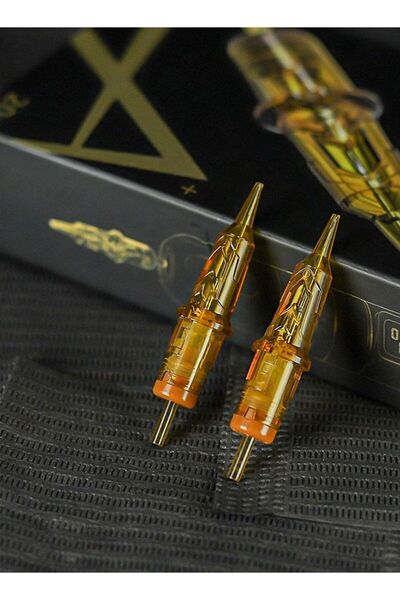 Generic 20 Piece Golden Tattoo Cartridge Needles 5RL Disposable for Tattoo Artists