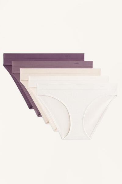 Oysho 5 seamless soft touch classic briefs