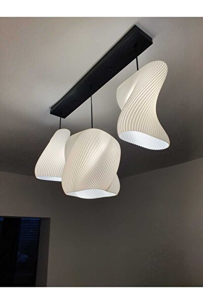 Techify Divide Minus Modern Chandelier – 3 Light Ceiling Lamp, E27, Minimalist Design