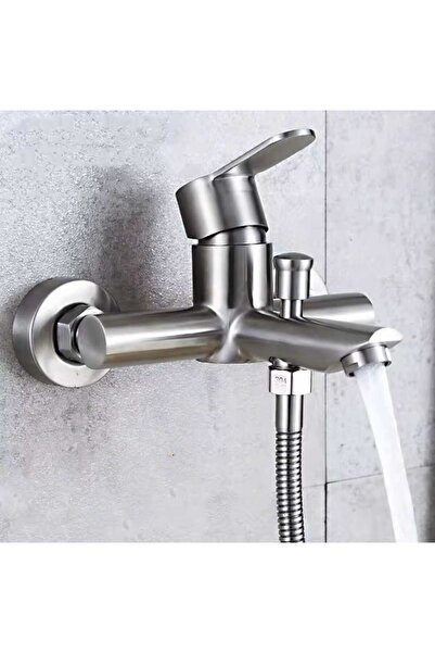 KCA ARMATÜR Delta İnox Banyo Duş Bataryası Musluğu