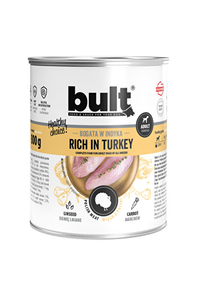 Other MOKRA KARMA DLA PSA BULT PUSZKA BOGATA W INDYKA ZESTAW 12x800G