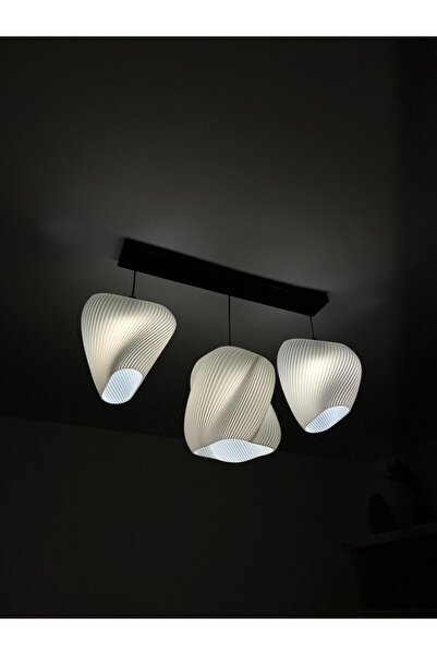 Techify Divide Minus Modern Chandelier – 3 Light Ceiling Lamp, E27, Minimalist Design