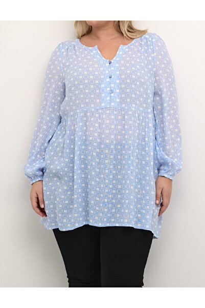 KAFFE CURVE Tunic, Blue