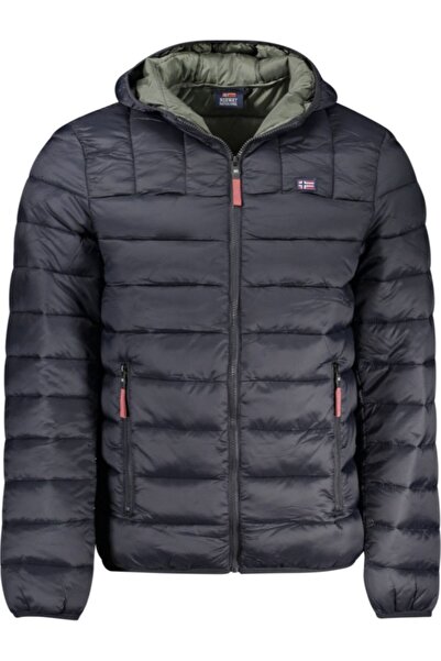 NORWAY 1963 Men's jacket, Soft Shell, black (Nero), with Hooded, fleece lining, size L