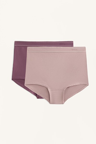 Oysho 2 seamless soft-touch shortie briefs