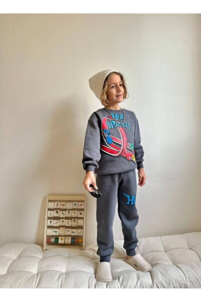 MİNİKO KİDS Boy 3 Yarn Tracksuit Set