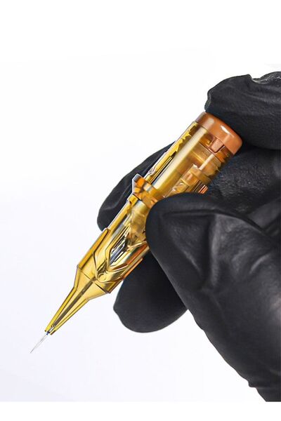 Generic 20 Piece Golden Tattoo Cartridge Needles 5RL Disposable for Tattoo Artists