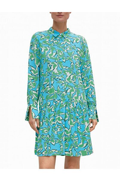 comma Rochie Oversize, Albastru