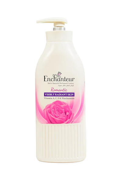 ENCHANTEUR Satin Smooth Perfumed Lotion - Romantic, New Look & Improved Formu...