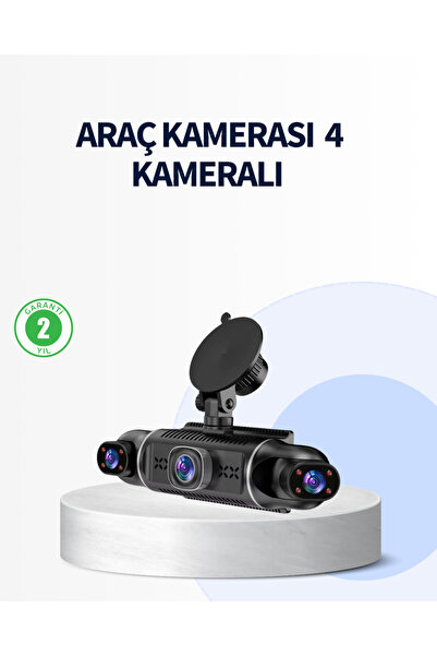 Teknoşık TEKNO ŞIK 4 Kameralı Araç İçi Kamera 1080P GPS Takip WiFi Gece Görüşlü